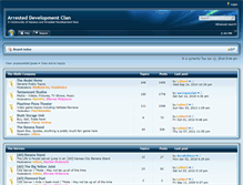 Tablet Screenshot of forums.arresteddevelopmentclan.com